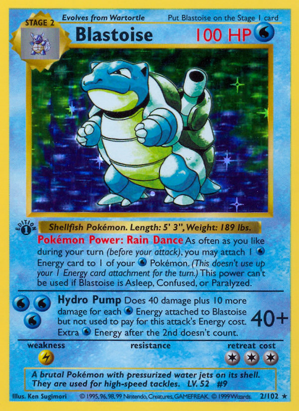 Blastoise ex · PSA 10 slab