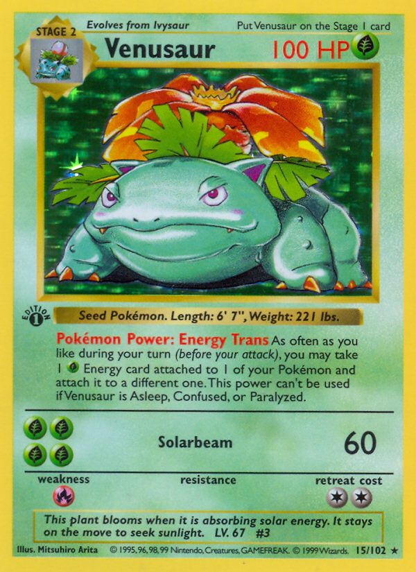 Venusaur ex · PSA 10 slab